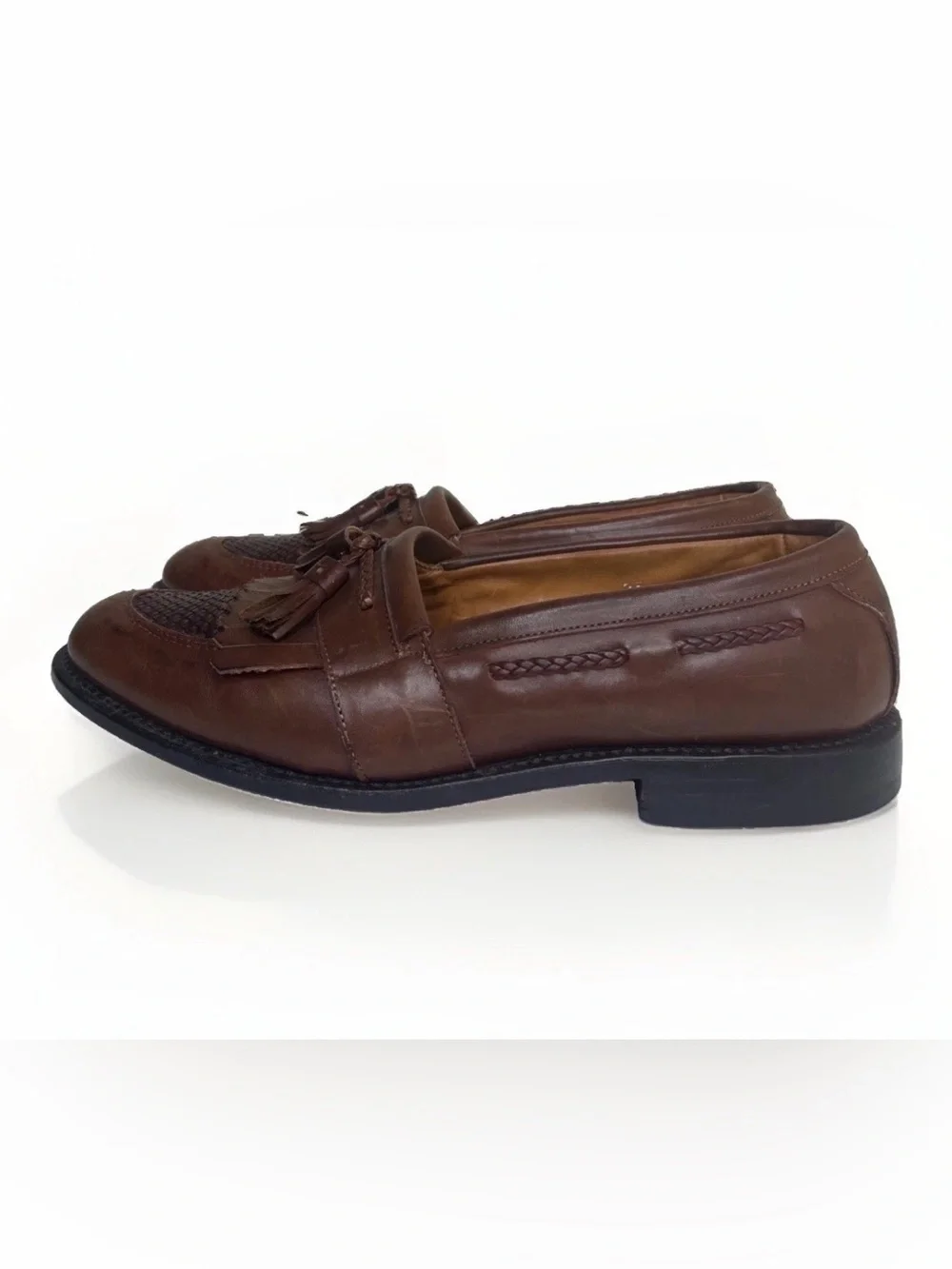 Allen Edmonds Cody Tassel Leather Loafer Men’s Sz 10D EU 44
